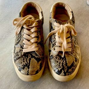 Sam Edelman snakeskin sneaker
